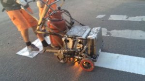 Нанесение дорожной разметки пластиком в Калуге