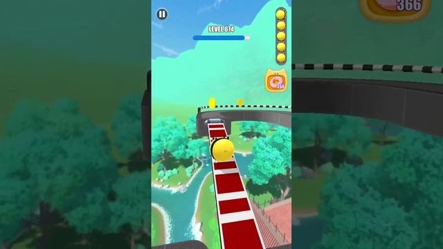 Bee ? ball (most beautiful ball in all games) gameplay - rolling ball sky escape - lvls 670 to 681 смотреть онлайн
