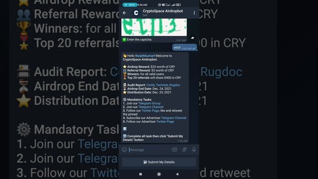 Crypto Space Token Airdrop Free Claim In Trust Wallet Tamil смотреть онлайн