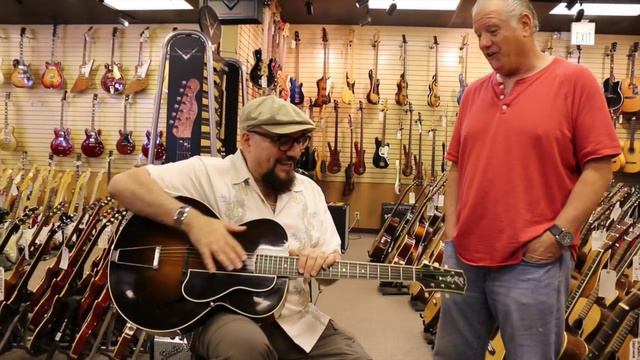 Jimmy Vivino plays a 1924 Gibson L-5 Lloyd Loar at Norman's Rare Guitars смотреть онлайн