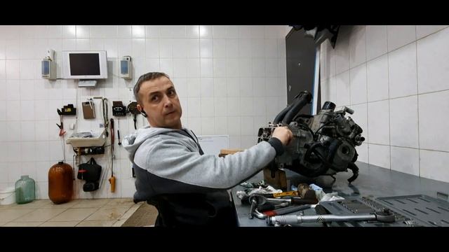 снегоход Arctic Cat TZ -1 разбираем мотор смотреть онлайн