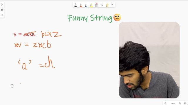 Funny String | Problem Solving | Tamil | code io смотреть онлайн