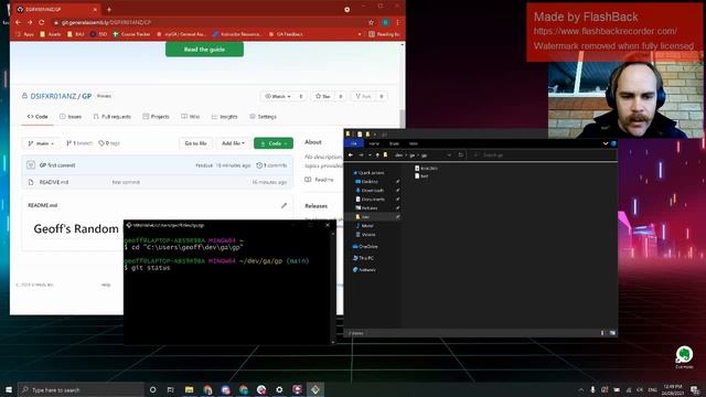 Git Windows Tutorial - local to remote origin смотреть онлайн