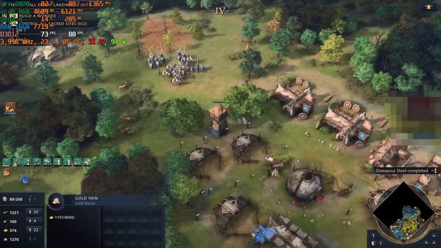 ASUS TUF A15 RTX 3070 Age of Empires IV 4vs4 Coop vs AI смотреть онлайн