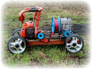 Мотолебёдка из бензопилы Урал своими руками