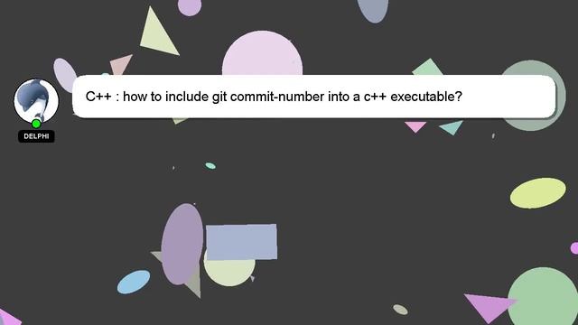 C++ : how to include git commit-number into a c++ executable? смотреть онлайн