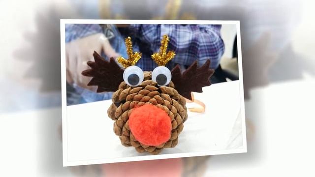 50 - идей! Новогодних игрушек из шишок. смотреть онлайн