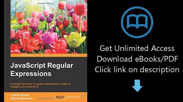 Download JavaScript Regular Expressions PDF смотреть онлайн