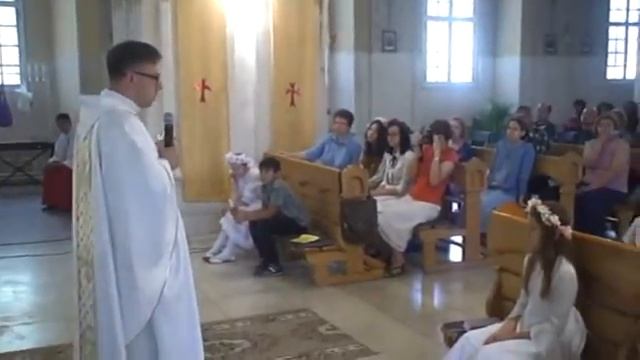 Астрахань. 7 июня 2015 года. Месса. Первое Причастие детей. смотреть онлайн