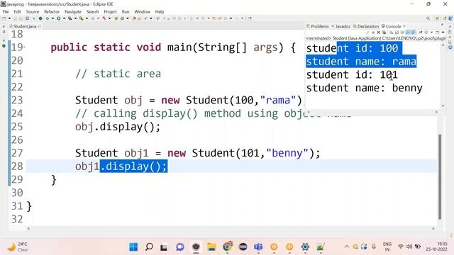 constructors in java-part6 смотреть онлайн