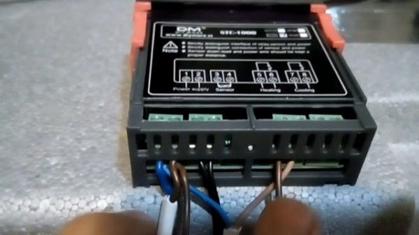 Термостат, терморегулятор STC-1000, подключение