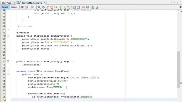 TicTacToe game by javafx game-01 part -1 смотреть онлайн