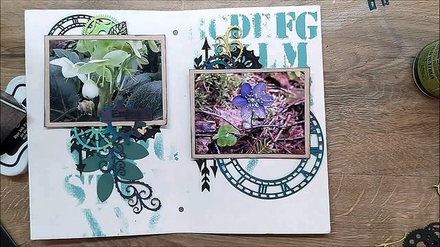 Идея оформления фотоальбома - дизайн страниц смотреть онлайн