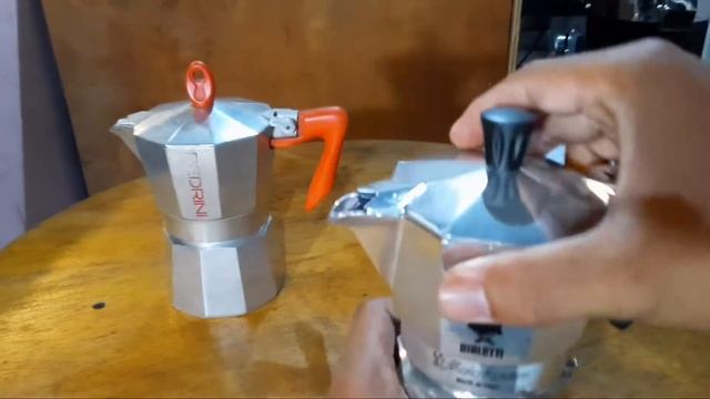 BIALETTI MINI EXPRESS 2 CUP  BIALETTI MOKA POT BANDING DENGAN MERK REDRINI
