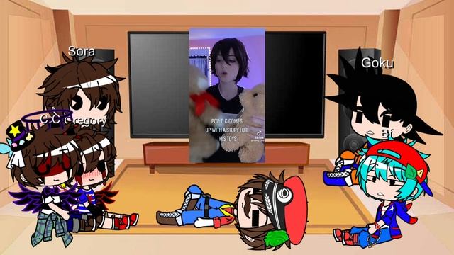 Fandoms react to each other part 2 (C.C and Gregory) смотреть онлайн