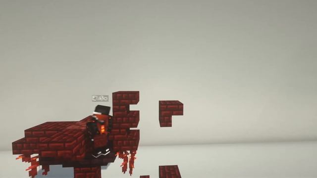 Minecraft Red Nether Wall Design Ideas | How to build Tutorial смотреть онлайн