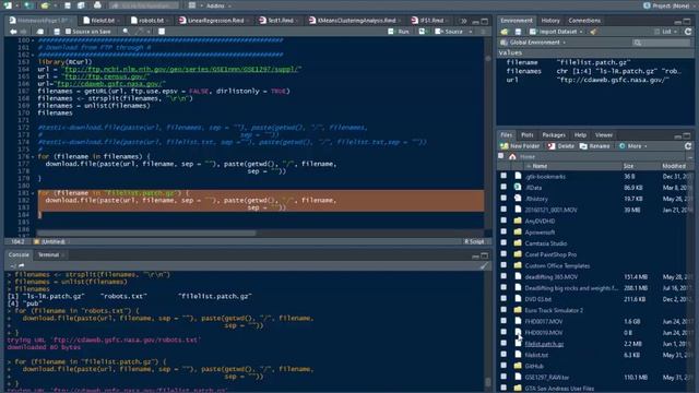 How To Download Files From An FTP Server In RStudio with RCurl - Awesome NASA Example! смотреть онлайн