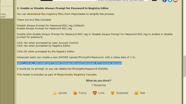 How to Enable or Disable Always Prompt for Password Upon Remote Desktop Connection смотреть онлайн