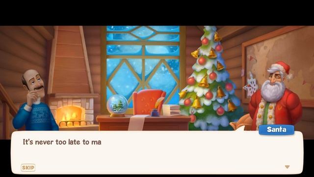 Gardenscapes - Santa's Workshop - Gameplay смотреть онлайн