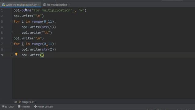 write a multiplication table with python ?? نوشتن جدول ضرب با پایتون смотреть онлайн
