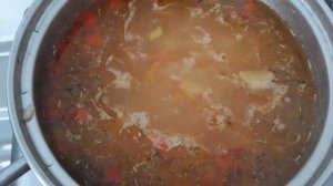 Уха из консервированной скумбрии в томате за 20 минут. Париж/Soupe  de poissons maquereau, express.