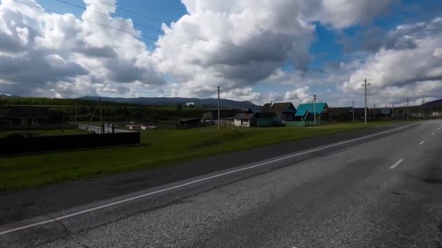 Из окна автомобиля. Сёла Азикеево, Серменево и д Азнагулова. Белорецкий район. Башкортостан. смотреть онлайн