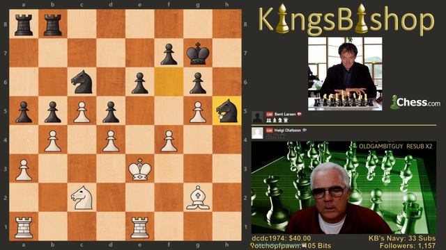 Helgi Ólafsson vs. Bent Larsen | Espoo Zonal 1989 смотреть онлайн