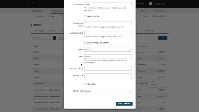 Option list with dependancy filter of Morpheus API type смотреть онлайн