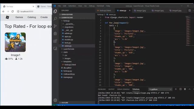 LEARN PYTHON(Django) TUTORIAL - DISPLAYING IMAGES [REAL WORLD EXAMPLE](part 2) смотреть онлайн