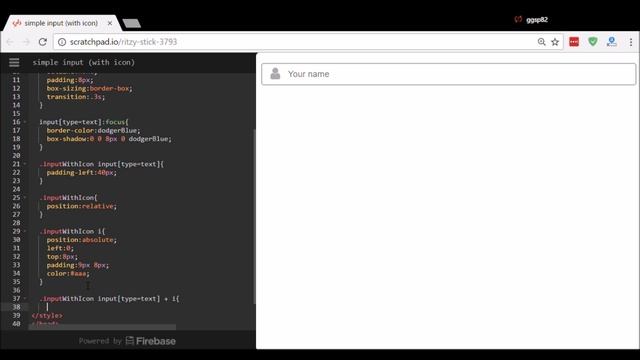 CSS - ( Part 2 : Adding Icon ) Simple Input Text Box смотреть онлайн