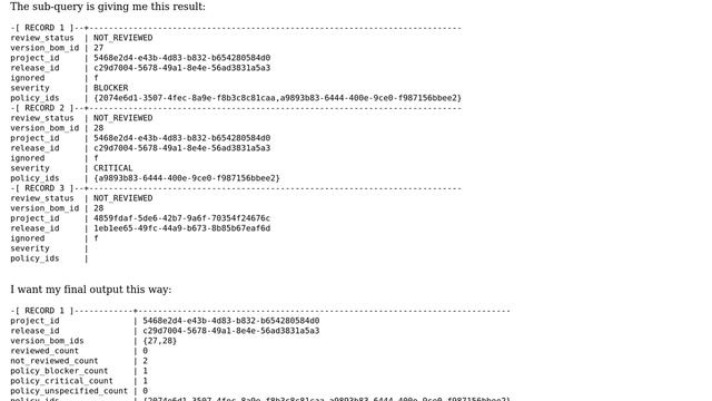 Databases: Postgresql - Distinct array aggregation смотреть онлайн