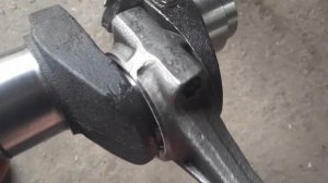 Зазор между новым коленвалом и старым шатуном(вкладыши новые).