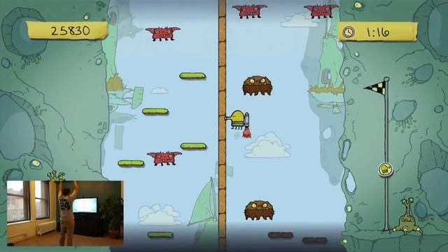 Doodle Jump For Kinect - Gameplay Trailer