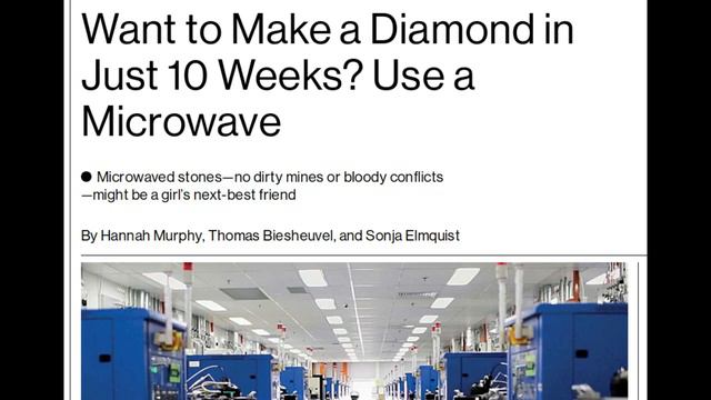 Scientists Make Perfect Artificial Diamonds in a Microwave смотреть онлайн