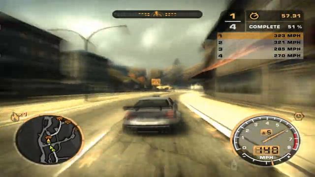 Need For Speed: Most Wanted (2005) - Race #73 - Highway 99 & Campus (Speedtrap) смотреть онлайн
