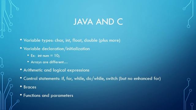 Intro to C for Java Programmers смотреть онлайн