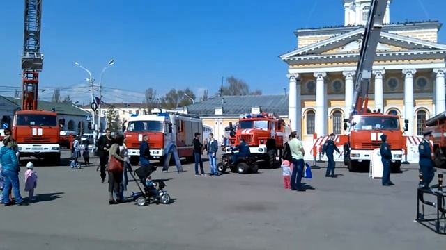 Выставка пожарной техники. смотреть онлайн