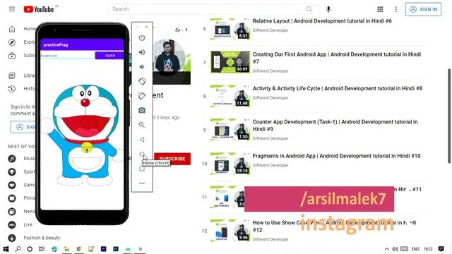 Fragments Practice (Task -2) | Android Development tutorial in Hindi #20 смотреть онлайн