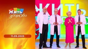 Жить здорово! Выпуск от 11.09.2023