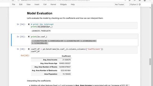 Intro2ML Linear Regression: Python Implementation in Jupyter Notebook using Scikit Learn Library смотреть онлайн