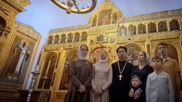 Отче наш - поёт семья отца Андрея Калчева смотреть онлайн