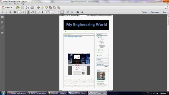 Open A PDF File With VBA смотреть онлайн