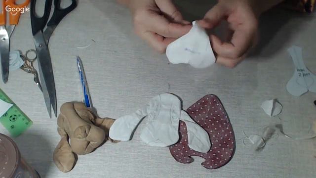 Мастер класс Подвеско собака. Игрушка в технике грунтованный текстиль смотреть онлайн