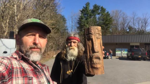 DON HOFFMAN “ HUFF “ A Carving of a Sasquatch Face ! Read the Description смотреть онлайн