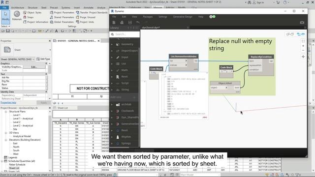 Dynamo: Export and Import Data Part 2 - From Spreadsheet to Revit смотреть онлайн