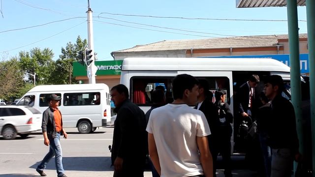 Худжанд. Автовокзал. Таджикистан. смотреть онлайн
