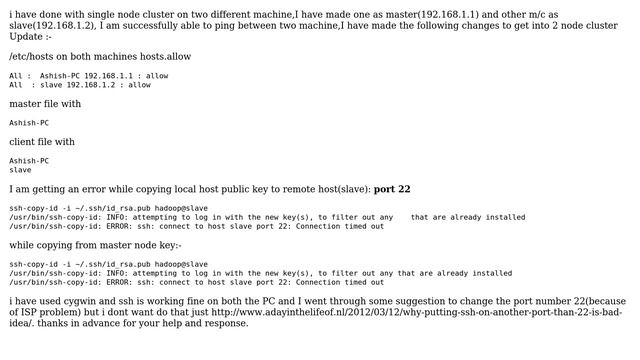 Slave: ssh: connect to host slave port 22: Connection timed out (2 Solutions!!) смотреть онлайн