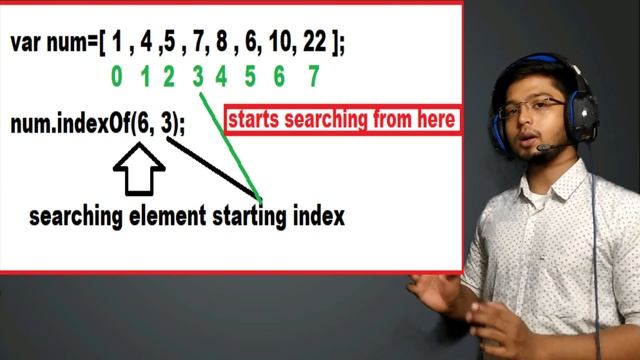 12.Searching in Arrays in Javascript- 6 Built - in Methods - indexOf() with one and two Arguments смотреть онлайн