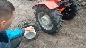 Утяжелители на мотоблок и грунтозацепы  самые простые