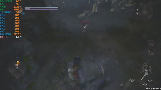 Nioh 2 FPS Test ON GTX 1660Ti/i 5 9400F/16GB RAM смотреть онлайн